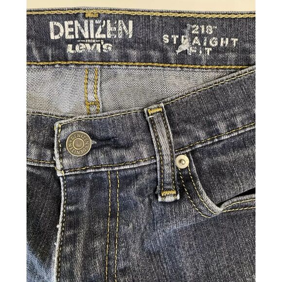 Levis Denizen 218 Straight Fit Distressed Denim Jeans Men 32x30 (Fit 32x29) - Picture 8 of 11
